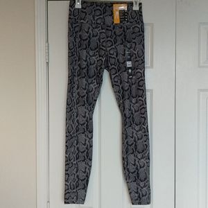 Snake skin leggings workout